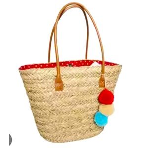 Straw Beach Bag